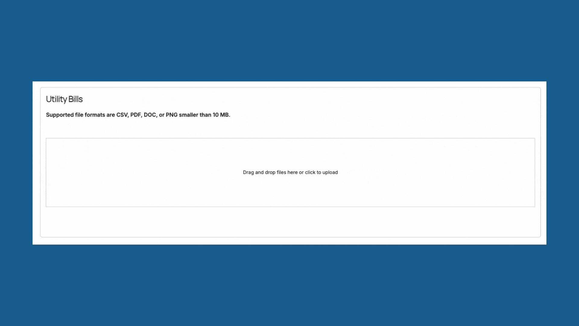Proposal Edibility Uploading Utility Bill.gif